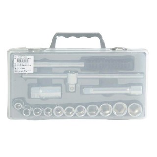 上記 大套筒工具組 MG-SC916 多尺寸鉻釩鋼套筒 附收納盒, 1組