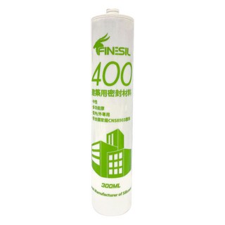 FINESIL互力精密化學 建築用密封材料 互力中性矽利康 #400 透明 300ml, 1個