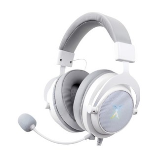 FOXXRAY 狐鐳 波賽頓響狐USB電競耳麥，50mm驅動單體, FXR-HAU-37, 白色