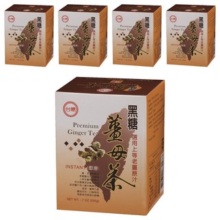 台糖 黑糖薑母茶, 20g, 10包, 5盒