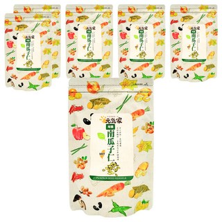 元氣家 烘焙南瓜子仁 200g 低溫烘焙 無調味 不含防腐劑, 6包