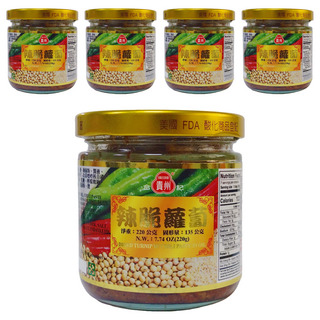 合記貴州 辣脆蘿蔔, 220g, 5罐