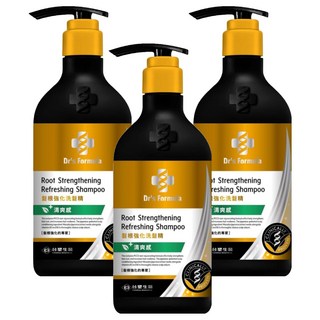 台塑生醫 Dr's Formula 髮根強化洗髮精 清爽感, 580g, 3瓶