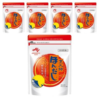 AJINOMOTO 味之素 烹大師 鰹魚風味調味料, 日本燒津乾燥鰹魚使用, 清雅香氣, 1kg, 5包