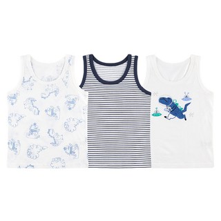 milkmilelolo 男童恐龍朋友背心3件組