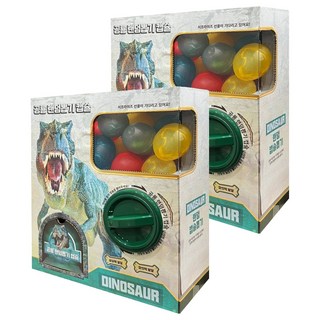 恐龍模型玩具扭蛋機, 2個
