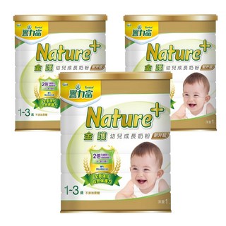 Fernleaf 豐力富 Nature+ 金護幼兒成長奶粉 1~3歲, 1.5kg, 3罐