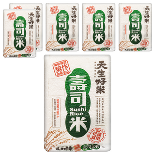 天生好米 花蓮契作壽司米, 東部履歷 契作加倍安心, CNS二等, 1.5kg, 6包