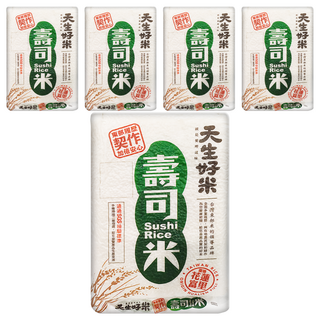 天生好米 花蓮契作壽司米, 東部履歷 契作加倍安心, CNS二等, 1.5kg, 5包