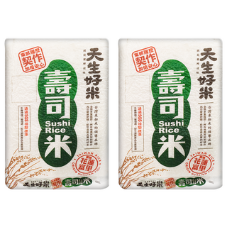 天生好米 花蓮契作壽司米, 東部履歷 契作加倍安心, CNS二等, 1.5kg, 2包