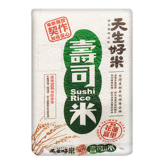 天生好米 花蓮契作壽司米 東部履歷 加倍安心, CNS二等, 1.5kg, 1包