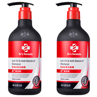 台塑生醫 Dr's Formula 控油抗屑洗髮精 激涼款, 580g, 2件