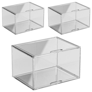 Clever 巧丂可折疊收納盒, 3個, 透明