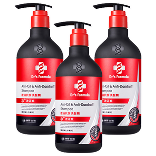 台塑生醫 Dr's Formula 控油抗屑洗髮精 激涼款, 580g, 3件