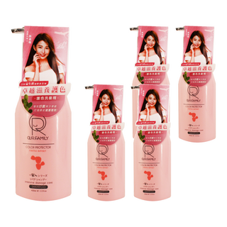 OUR FAMILY 一家人 益生菌護色洗髮精, 400ml, 5瓶