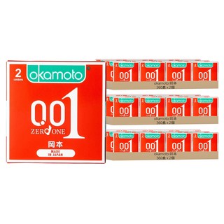 okamoto 岡本 001至尊勁薄保險套 ZERO ONE, 1080盒, 2個