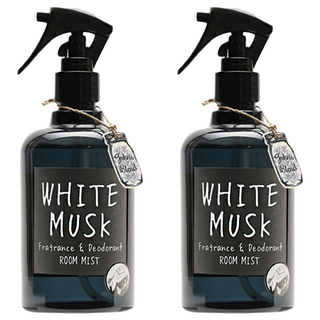 John's Blend 室內芳香噴霧 白麝香 植物萃取 持久清新 有效消除異味, 280ml, 2瓶