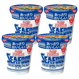 NISSIN 日清 CUP NOODLE 合味道 清爽海鮮杯麵, 4入