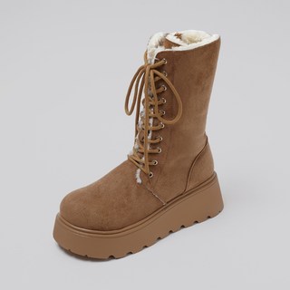 CHAAKAN SHOES 女款Lumo高厚底綁帶防寒靴 WTSDR4h8129