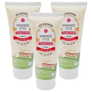 合口味 美乃滋 200g 香甜原味蛋素沙拉醬, 3條