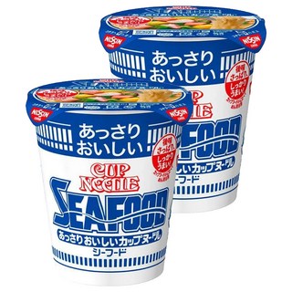 NISSIN 日清 CUP NOODLE 合味道 清爽海鮮杯麵, 2入