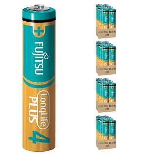 FUJITSU 富士通 長效型4號鹼性電池 LP03LP 日本製造 10年保存 防漏液技術, 8個裝, 4盒