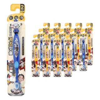 ATEX Hello Carbot衝鋒戰士公仔造型兒童牙刷 第2階段, 隨機出貨, 15個, 1個裝