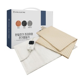 한일전기 프리미엄 전기찜질기 중형, RVE-2000, 베이지체크