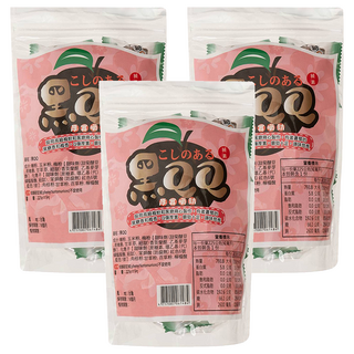 彤旺食品 黑QQ, Q彈厚實，嚼勁十足，黑糖香和梅香, 225g, 3袋