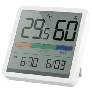 Kando 感動舒適溫濕度時鐘 KA5253，高精度溫濕度感測器，大數字液晶螢幕顯示