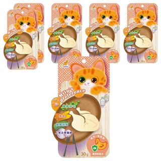 Catfeet 咪嚕最愛好吃肉塊 添加化毛配方 適口性佳 無穀, 雞肉 + 離胺酸, 30g, 6包