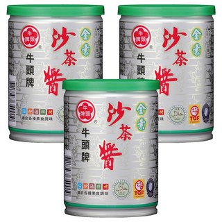 牛頭牌 沙茶醬 素食, 250g, 3罐