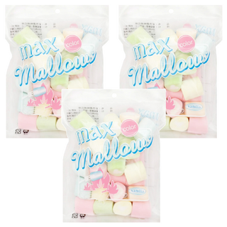 卜祥 香烤彩色棉花糖, 150g, 3包