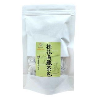 啡茶不可 桂花烏龍茶包, 淡雅桂花香氣 搭配純濃烏龍 茶湯濃醇甘甜 上班族健康無糖茶飲, 3.5g, 20包, 1袋