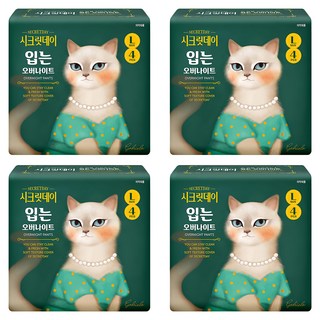 secretday 褲型衛生棉 Set L 碼, 4片, 4包