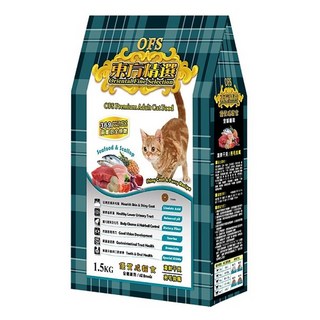 Oriental Fine Selection 東方精選 成貓糧 全貓種適用, 海鮮 + 干貝, 1.5kg, 1袋