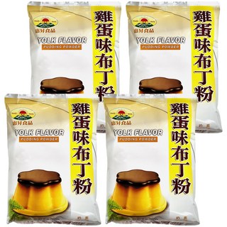 FAIRSEN 惠昇食品 雞蛋味布丁粉, Q彈滑順, 夏日消暑, 簡單快速方便, 1kg, 4包