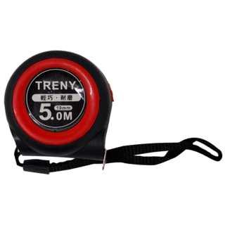 TRENY 自動煞停耐磨公制尺-5M, 1個