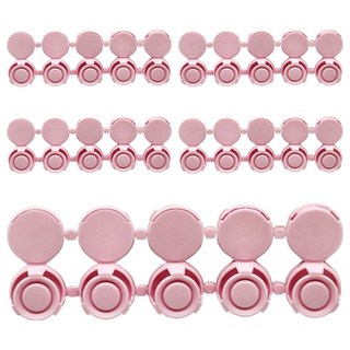 蟑螂藥專用安全餌劑盒 適用於174T/一點絕/小強絕凝膠餌劑 蜜桃粉 10個, 5組