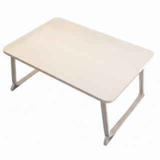 費歐家 折疊電腦桌 平面款無屜款, 珍珠白