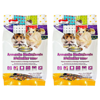 armonto 阿曼特 荷蘭特級機能倉鼠&沙鼠&全鼠類主食, 1kg, 2袋