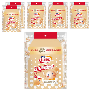 活益比菲多 益生菌軟糖, 75g, 6包