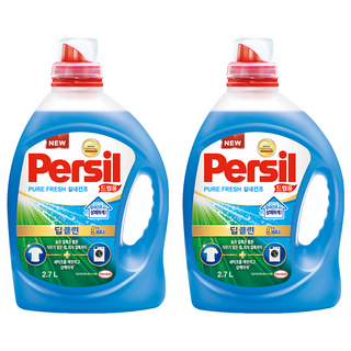 Persil 寶瀅 韓國原裝進口 室內晾衣型酵素洗衣凝露 滾筒洗衣機用, 2.7L, 2瓶