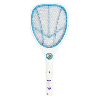 MAX STAR 太星電工 打耳蚊8號 USB充電式捕蚊拍, 藍色