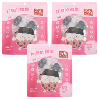 所長茶葉蛋 辣味好鳥的鐵蛋 3pcs 台灣製造, 75g, 3袋