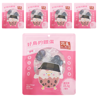 所長茶葉蛋 辣味好鳥的鐵蛋 3pcs 台灣製造, 75g, 5袋