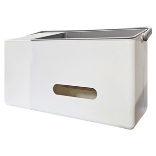 like-it 嬰兒床邊用品收納箱, 灰色, 1個