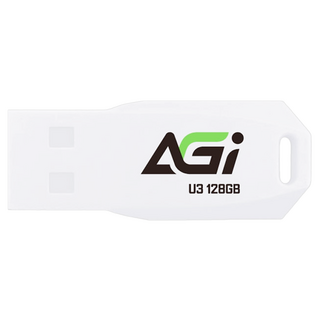 AGi 亞奇雷 USB 3.2隨身碟 UP138 白色, 128GB, 1個