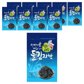 아버지愛마음을담아 멸치새우 돌김자반, 50g, 10개