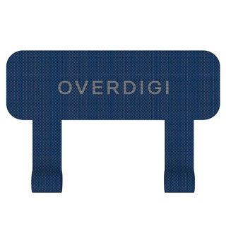 OVERDIGI 機殼掛繩片尼龍雙環 - 藍色, 420D尼龍布複合材質，0.4mm超薄設計, 1個